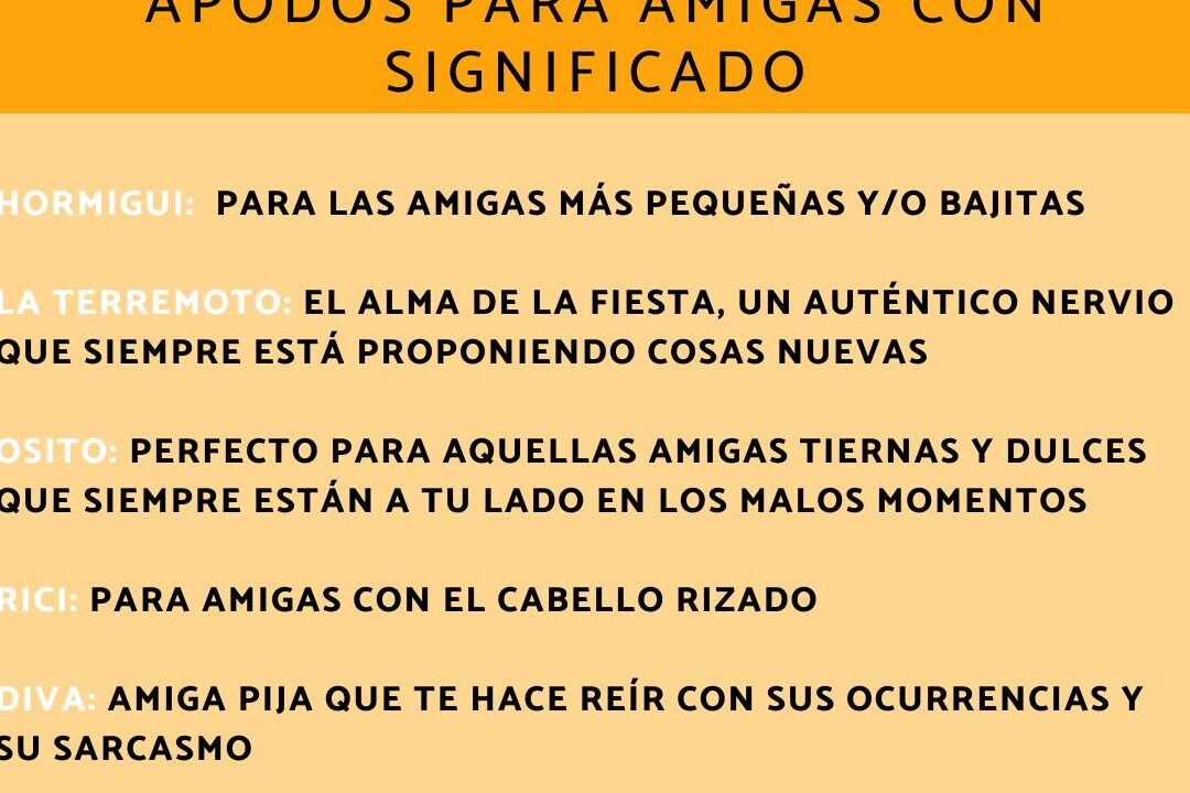 29 apodos traducidos al espanol descubre divertidas formas de llamar a tus amigos